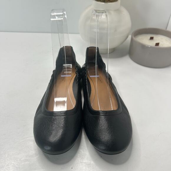 Vionic Alexa Crn Npa Leather Ballet Flats Slip On Shoes Black Women's 5 NWOB - Picture 4 of 9